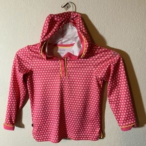 Girls Lands End 50 UPF hoodie